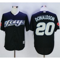 Toronto Blue Jays #20 Josh Donaldson Black New Cool Base Stitched MLB Jersey