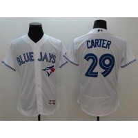 Toronto Blue Jays #29 Joe Carter White Flexbase Authentic Collection Stitched MLB Jersey
