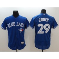 Toronto Blue Jays #29 Joe Carter Blue Flexbase Authentic Collection Stitched MLB Jersey