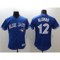 Toronto Blue Jays #12 Roberto Alomar Blue Flexbase Authentic Collection Stitched MLB Jersey