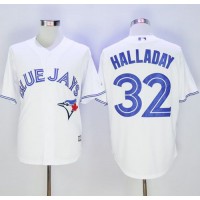Toronto Blue Jays #32 Roy Halladay White New Cool Base Stitched MLB Jersey