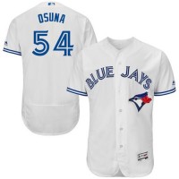 Toronto Blue Jays #54 Roberto Osuna White Flexbase Authentic Collection Stitched MLB Jersey