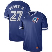 Nike Toronto Blue Jays #27 Vladimir Guerrero Jr. Royal Authentic Cooperstown Collection Stitched MLB Jersey