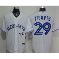 Toronto Blue Jays #29 Devon Travis White New Cool Base Stitched MLB Jersey