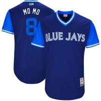 Toronto Blue Jays #8 Kendrys Morales Navy 