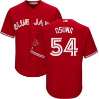 Toronto Blue Jays #54 Roberto Osuna Red New Cool Base Canada Day Stitched MLB Jersey