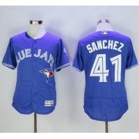 Toronto Blue Jays #41 Aaron Sanchez Blue Flexbase Authentic Collection Stitched MLB Jersey
