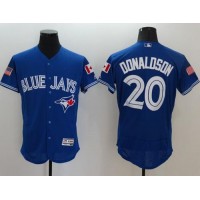 Toronto Blue Jays #20 Josh Donaldson Blue Fashion Stars & Stripes Flexbase Authentic Stitched MLB Jersey