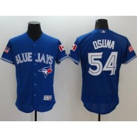 Toronto Blue Jays #54 Roberto Osuna Blue Fashion Stars & Stripes Flexbase Authentic Stitched MLB Jersey
