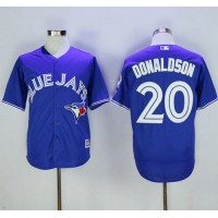 Toronto Blue Jays #20 Josh Donaldson Blue New Cool Base 40th Anniversary Stitched MLB Jersey