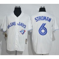 Toronto Blue Jays #6 Marcus Stroman White Cooperstown Throwback Stitched MLB Jersey