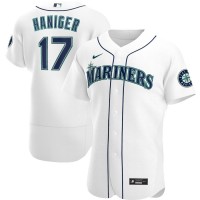 Seattle Seattle Mariners #17 Mitch Haniger Men's Nike White Home 2020 Authentic Player MLB Jersey