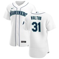Seattle Seattle Mariners #31 Donovan Walton Men's Nike White Home 2020 Authentic Player MLB Jersey