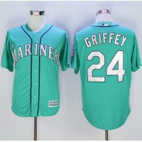 Seattle Mariners #24 Ken Griffey Green New Cool Base Stitched MLB Jersey