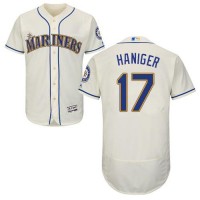 Seattle Mariners #17 Mitch Haniger Cream Flexbase Authentic Collection Stitched MLB Jersey