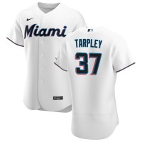 Miami Miami Marlins #37 Stephen Tarpley Men's Nike White Home 2020 Authentic Player MLB Jersey