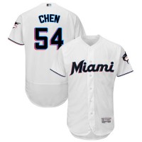 Miami Marlins #54 Wei-Yin Chen White Flexbase Authentic Collection Stitched MLB Jersey