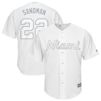Miami Marlins #22 Sandy Alcantara White 
