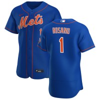 New York New York Mets #1 Amed Rosario Men's Nike Royal Alternate 2020 Authentic Player MLB Jersey