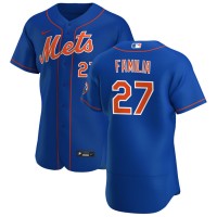 New York New York Mets #27 Jeurys Familia Men's Nike Royal Alternate 2020 Authentic Player MLB Jersey