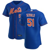 New York New York Mets #51 Paul Sewald Men's Nike Royal Alternate 2020 Authentic Player MLB Jersey