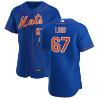 New York New York Mets #67 Seth Lugo Men's Nike Royal Alternate 2020 Authentic Player MLB Jersey