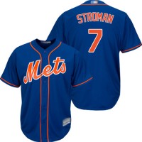 New York Mets #7 Marcus Stroman Blue New Cool Base Stitched MLB Jersey