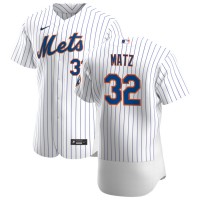 New York New York Mets #32 Steven Matz Men's Nike White Home 2020 Authentic Player MLB Jersey