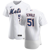 New York New York Mets #51 Paul Sewald Men's Nike White Home 2020 Authentic Player MLB Jersey
