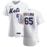 New York New York Mets #65 Robert Gsellman Men's Nike White Home 2020 Authentic Player MLB Jersey