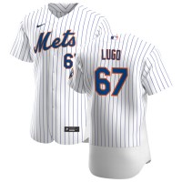 New York New York Mets #67 Seth Lugo Men's Nike White Home 2020 Authentic Player MLB Jersey