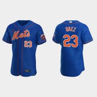 New York New York Mets #23 Javier Baez Men's Nike Royal Authentic Alternate MLB Jersey