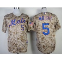 New York Mets #5 David Wright Alternate Camo Cool Base Stitched MLB Jersey