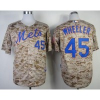 New York Mets #45 Zack Wheeler Alternate Camo Cool Base Stitched MLB Jersey