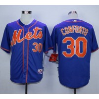 New York Mets #30 Michael Conforto Blue Alternate Home Cool Base Stitched MLB Jersey