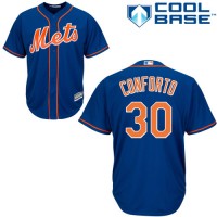 New York Mets #30 Michael Conforto Blue New Cool Base Stitched MLB Jersey