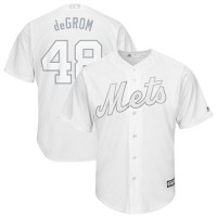 New York Mets #48 Jacob DeGrom White 