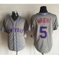 New York Mets #5 David Wright New Grey Cool Base Stitched MLB Jersey