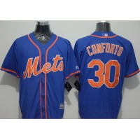 New York Mets #30 Michael Conforto Blue New Cool Base Alternate Home Stitched MLB Jersey
