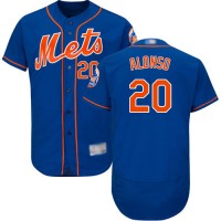 New York Mets #20 Pete Alonso Blue Flexbase Authentic Collection Stitched MLB Jersey