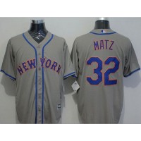 New York Mets #32 Steven Matz Grey New Cool Base Stitched MLB Jersey