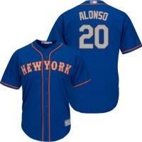 New York Mets #20 Pete Alonso Blue New Cool Base Alternate Home Stitched MLB Jersey