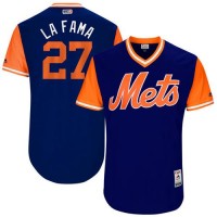 New York Mets #27 Jeurys Familia Royal 