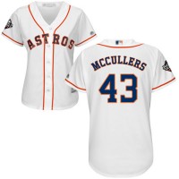 Houston Astros #43 Lance McCullers White Home 2019 World Series Bound Women's Stitched MLB Jersey