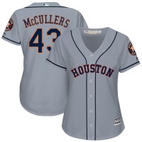 Houston Astros #43 Lance McCullers Grey Road Women's Stitched MLB Jersey