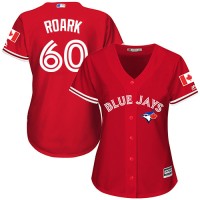 Toronto Blue Jays #60 Tanner Roark Red Canada Day Women's Stitched MLB Jersey