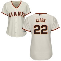 San Francisco Giants #22 Will Clark Cream Home Women's Stitched MLB Jersey