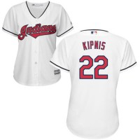 Cleveland Guardians #22 Jason Kipnis White Women's Home Stitched MLB Jersey