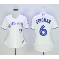 Toronto Blue Jays #6 Marcus Stroman White Women's Home Stitched MLB Jersey