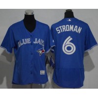 Toronto Blue Jays #6 Marcus Stroman Blue Flexbase Authentic Women's Stitched MLB Jersey